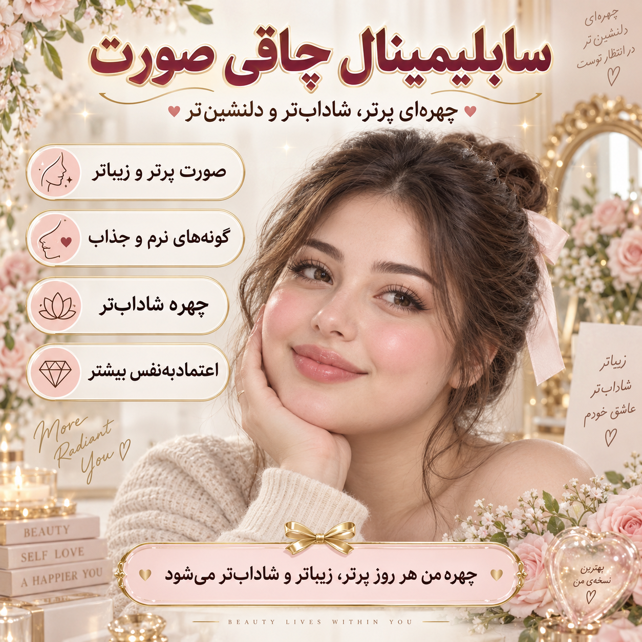 سابلیمینال چاقی صورت